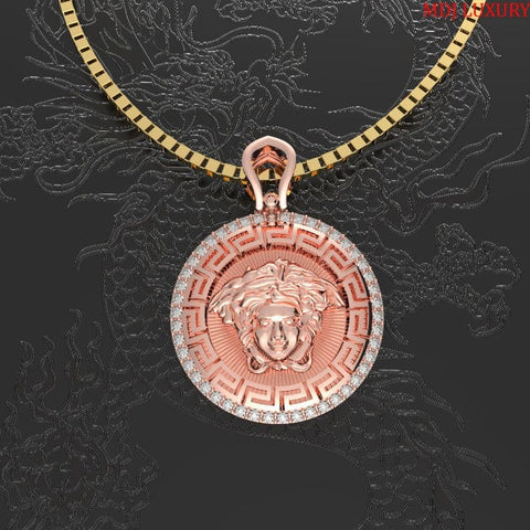 Mặt Dây Chuyền Nam – Versace Vàng 18K Ý MDC42 - bản to Mặt Dây Chuyền Nam – Versace Vàng 18K Ý MDC42 - bản to
