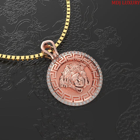 Mặt Dây Chuyền Nam – Versace Vàng 18K Ý MDC42 - bản to Mặt Dây Chuyền Nam – Versace Vàng 18K Ý MDC42 - bản to