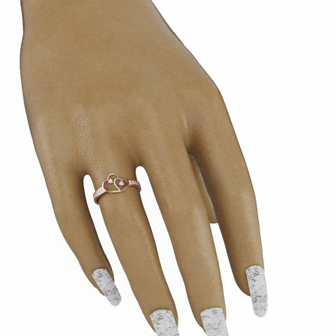 xNhẫn Cầu Hôn Trái Tim Vàng Hồng 14K MDJ NNU81 xNhẫn Cầu Hôn Trái Tim Vàng Hồng 14K MDJ NNU81