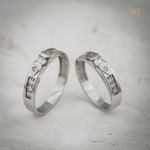 xNhẫn cưới vàng tây 14K đẹp NC06