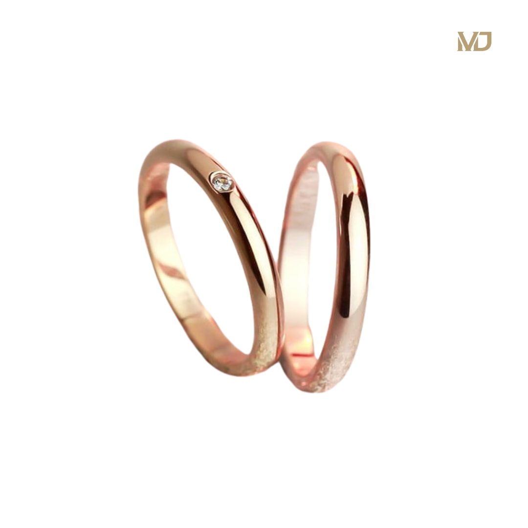 xNhẫn Cưới Vàng Tây 18K – Nhẫn Cưới Trơn Cao Cấp NC195