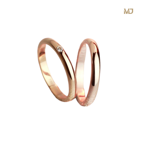 xNhẫn Cưới Vàng Tây 18K – Nhẫn Cưới Trơn Cao Cấp NC195