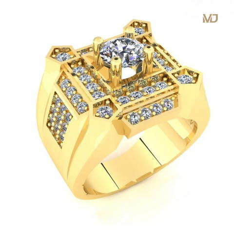 Nhẫn nam vàng trắng 10k – 18K NN203x