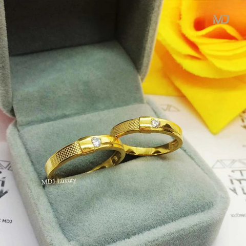 xNhẫn cưới vàng tây NCM03