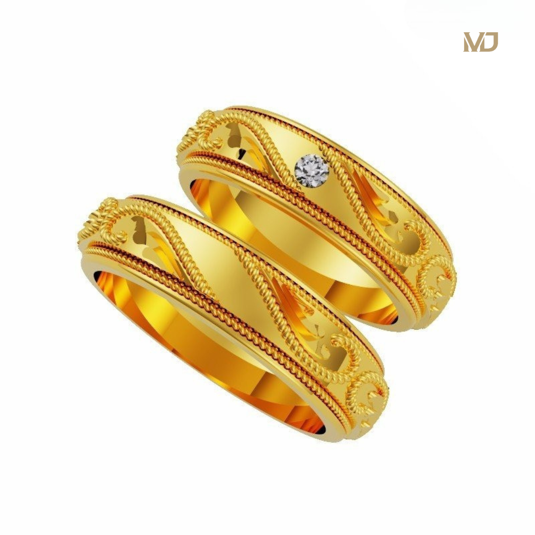 Nhẫn Cưới Đẹp Vàng 18K Cao cấp NC116