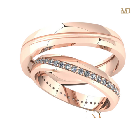 xNhẫn Cưới Vàng Hồng 18K – Nhẫn Cưới NC132