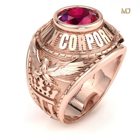 Nhẫn Mỹ Vàng Trắng 18K Đại Bàng Cao Cấp – NN267x