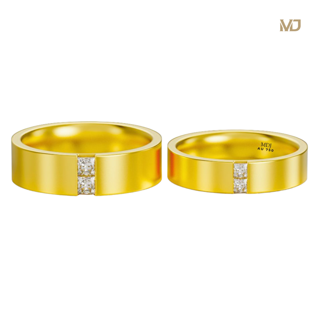 xNhẫn cưới vàng trắng NC84