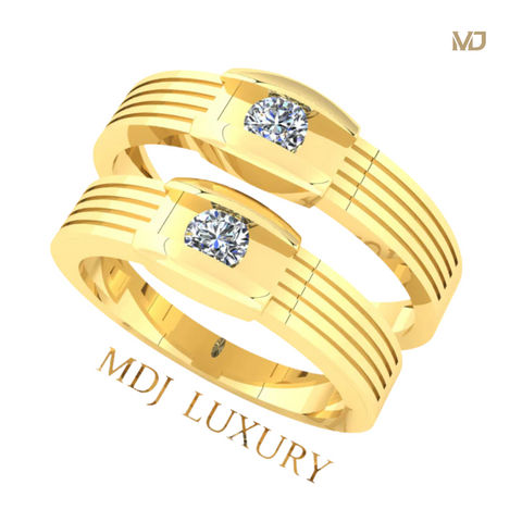 xNhẫn Cưới Cao Cấp Vàng Tây 18K MDJ – NC141
