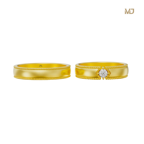 xNhẫn cưới vàng tây 18K Hathor Hà Nội NC162