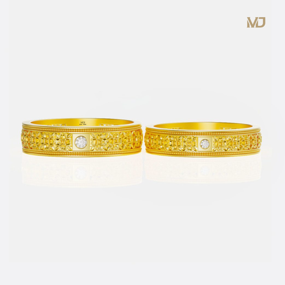 xNhẫn Cưới Vàng Tây 18K Eros Kim Cương NC150
