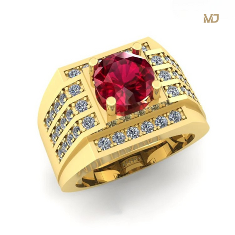 Nhẫn Nam Vàng Trắng 18K NN246x