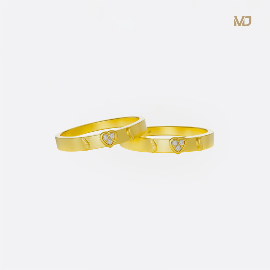 xNhẫn cưới vàng Vàng Ý 18K NC168