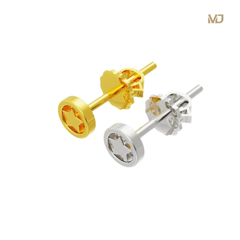 xHoa Tai Nam Vàng 14K Ngôi Sao 5 Cánh HT29