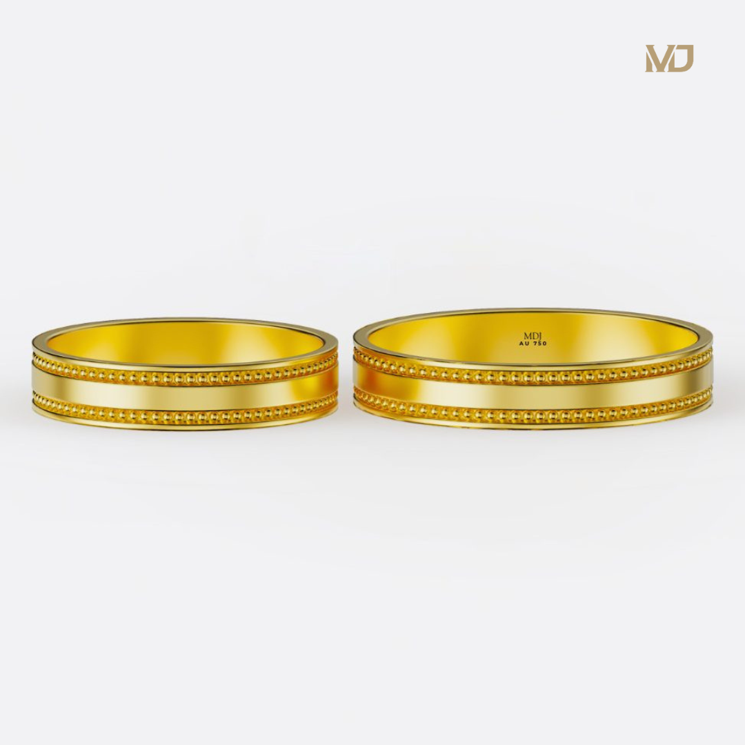 xNhẫn cưới vàng Vàng Trắng NC163