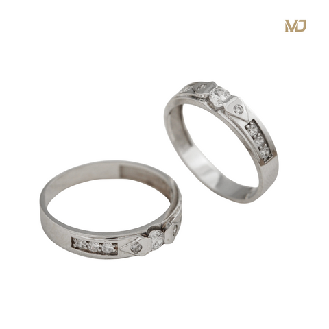 xNhẫn cưới vàng Trắng 18K Hà Nội NC06