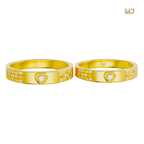 xNhẫn cưới vàng Vàng Ý 18K NC166