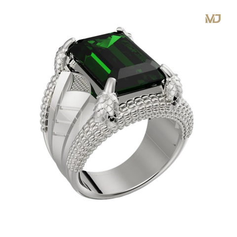 xNhẫn Vàng Nam Móng Rồng Đá Ruby Cao Cấp MDJ NN301