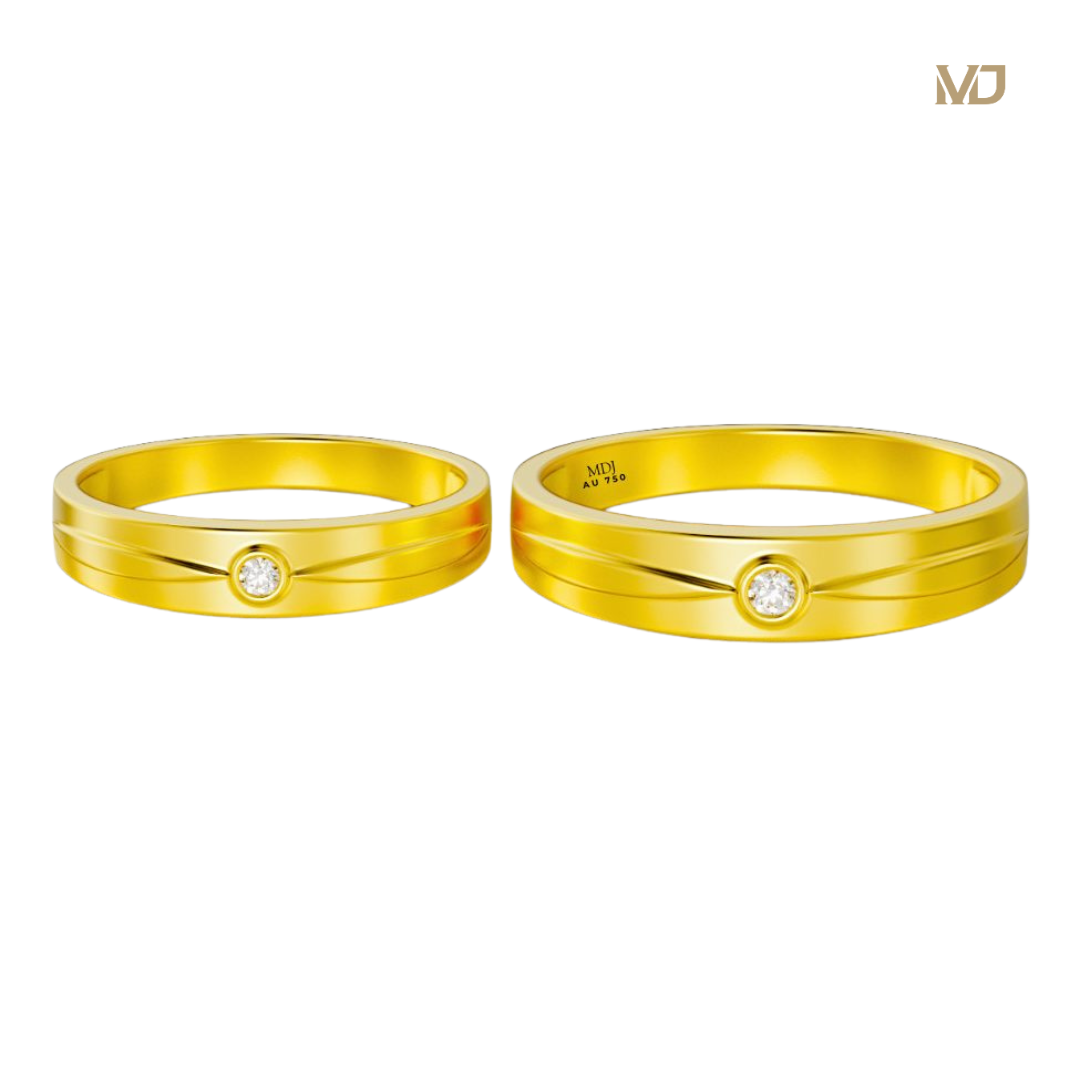 xNhẫn cưới vàng hồng đẹp – NC28