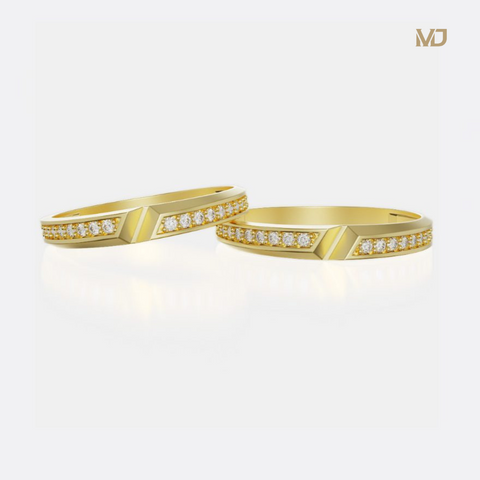 xNhẫn Cưới Đẹp Vàng Tây Giá Rẻ MDJ Dưới 2 Triệu NC218