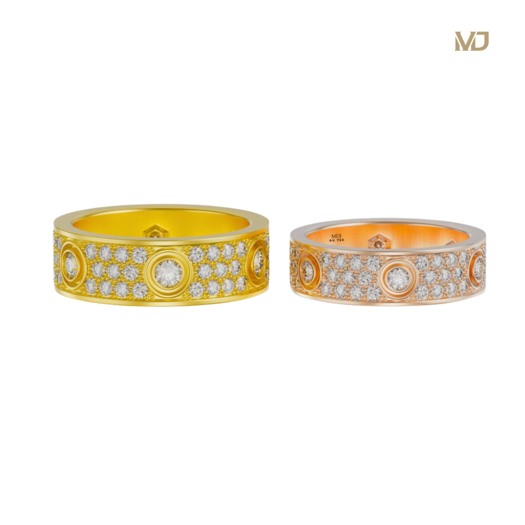 xNhẫn Cưới C.a.r.t.i.e.r Cao Cấp Vàng Tây 18K NC189