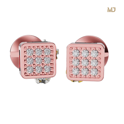 xHoa tai nam vàng tây 18K cao cấp MDJ HT11