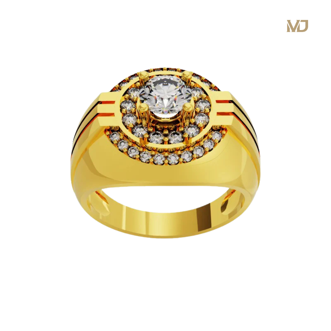 xNhẫn Nam Đẹp Vàng 18K Cao Cấp Đá Kim Cương NN117