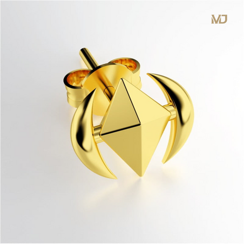 xBông tai nam 18k là trang sức không thể thiếu trong tủ đồ BT40
