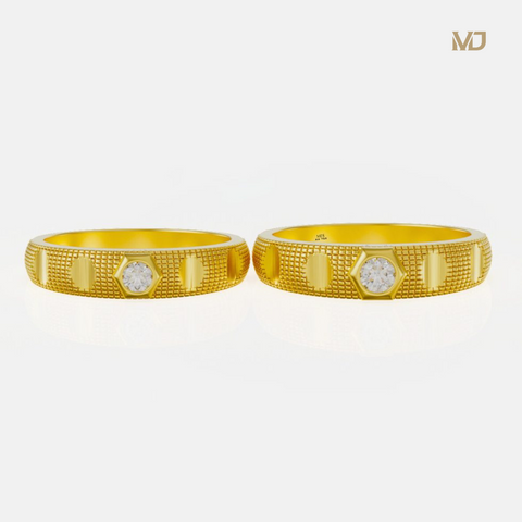 xNhẫn cưới Vàng Tây kim cương cao cấp – NC10