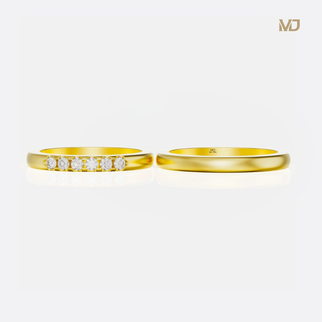 xNhẫn cưới vàng MDJ NC41