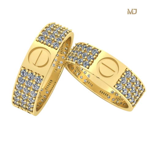 xNhẫn Cưới Ca.r.t.i.er Vàng Hồng 18K NC22H