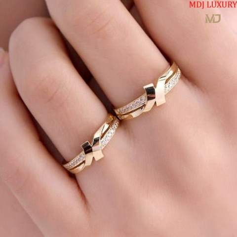 xNhẫn cưới vàng tây 10K NC22538