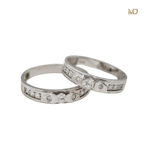 xNhẫn cưới vàng Trắng 18K Hà Nội NC06