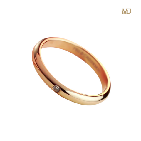 xNhẫn Cưới Vàng Tây 18K – Nhẫn Cưới Trơn Cao Cấp NC195