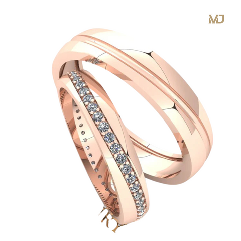 xNhẫn Cưới Vàng Hồng 18K – Nhẫn Cưới NC132