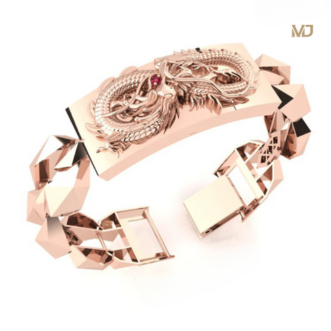 Lắc tay Rồng Cho Nam Vàng 18K – Lắc tay MDJ LTN10x