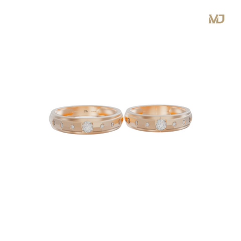 xNhẫn Cưới Đẹp Vàng 14K – Kim Cương Thiên Nhiên NC 181