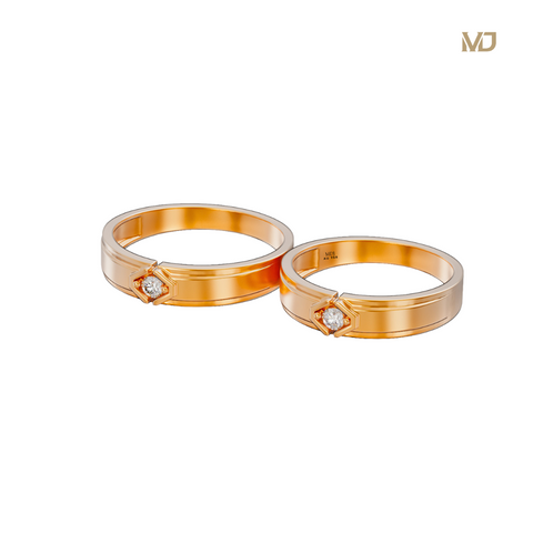 xNhẫn Cưới Nhẫn Cưới Ghép Đôi Vàng Tây 18K MDJ – NC142