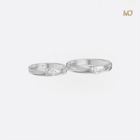 xNhẫn Cưới Trái Tim Cao Cấp Kim Cương Nhân Tạo Moissanite NC198