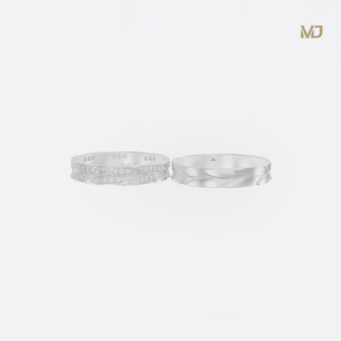 xNhẫn Cưới Vàng Tây 14K Mẫu Mới 2023 MDJ LUXURY NC224