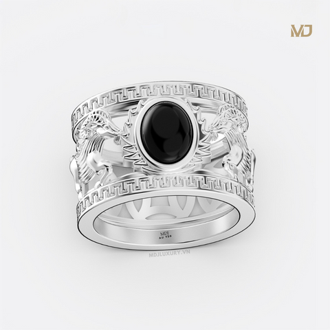 xNhẫn Nam Vàng Tây 14K Tuổi Mùi – NN383