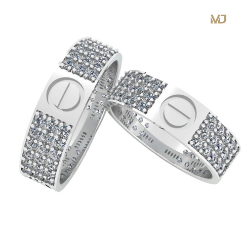xNhẫn Cưới Ca.r.t.i.er Vàng Hồng 18K NC22H
