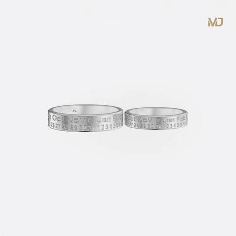xNhẫn cưới vàng Vàng 14K Trơn NC169