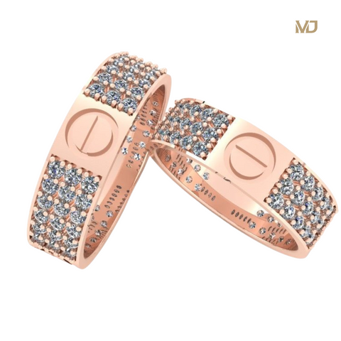 xNhẫn Cưới Ca.r.t.i.er Vàng Hồng 18K NC22H