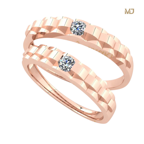 xNhẫn cưới vàng trắng, vàng tây NC70
