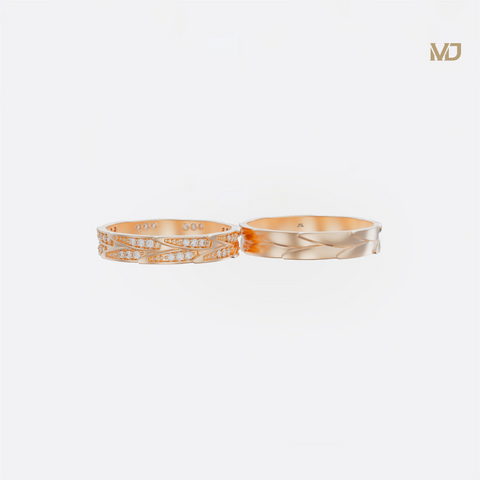 xNhẫn Cưới Vàng Tây 14K Mẫu Mới MDJ LUXURY NC225