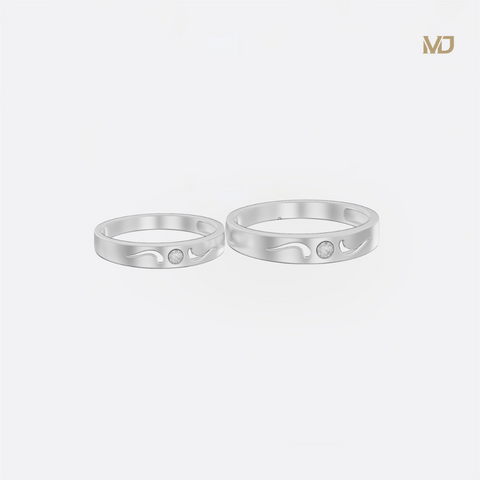 xNhẫn cưới Vàng Trắng đẹp MDJ – NC12