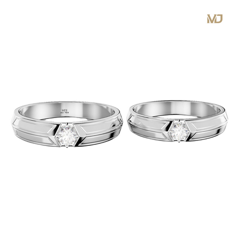 xNhẫn cưới vàng Tây 18k MDJ NC120