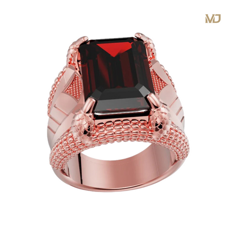 xNhẫn Vàng Nam Móng Rồng Đá Ruby Cao Cấp MDJ NN301