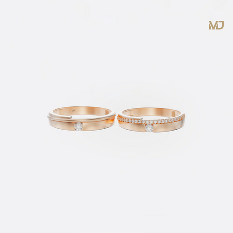 xNhẫn cưới vàng tây đính đá kim cương Moissanite NC219
